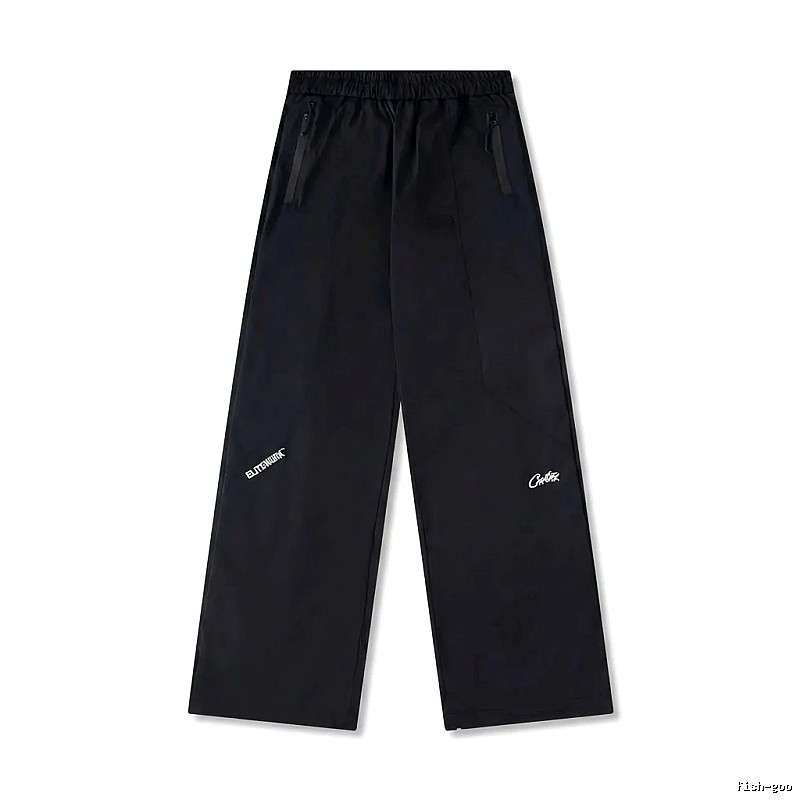 Corteiz Elite Series Trendy and Cool Style Black Long Pants