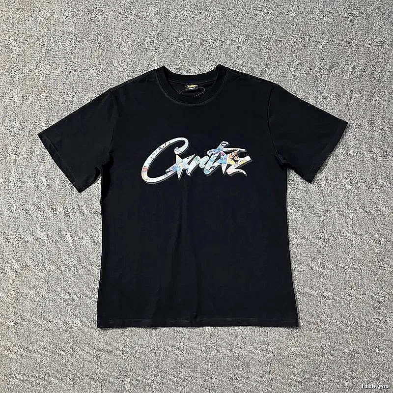 Corteiz Logo Detail Logo T-shirt Black Corteiz with Relaxed Feel