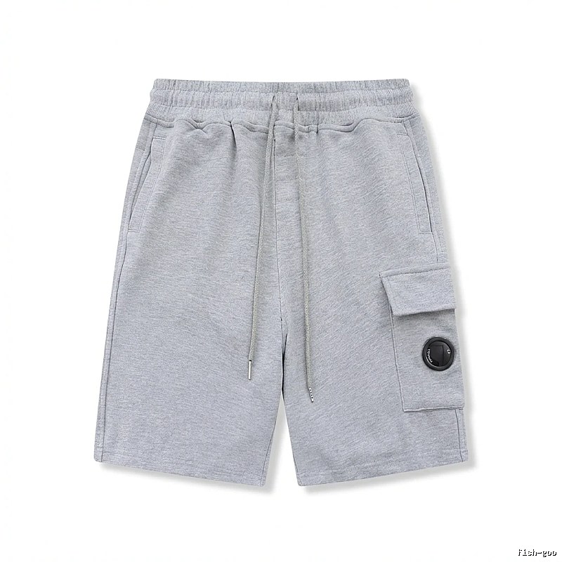 C.P. Company workwear-style grey shorts