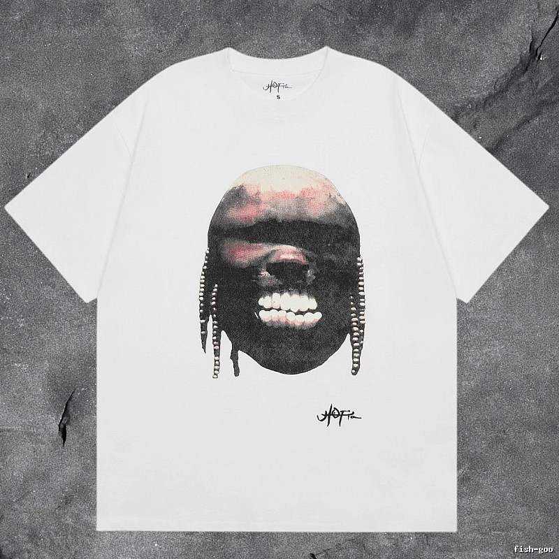 Denim Tears White Graphic T-Shirt Clean Colorway