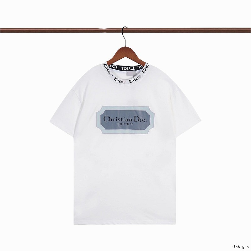 Dior Couture Minimalist Style White Short-sleeve T-shirt