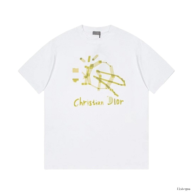 Dior Graffiti Street Style White T-Shirt