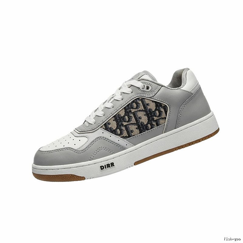 Dior retro-style gray and white sneakers