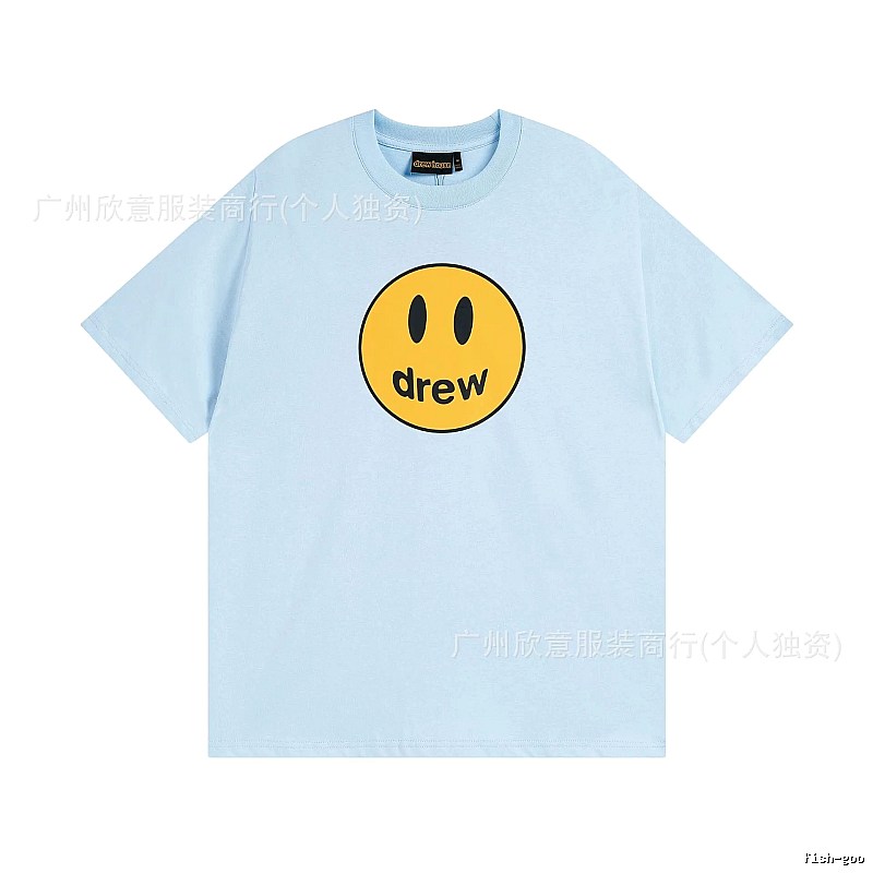 DrewHouse Smiley Street Style Light Blue T-shirt
