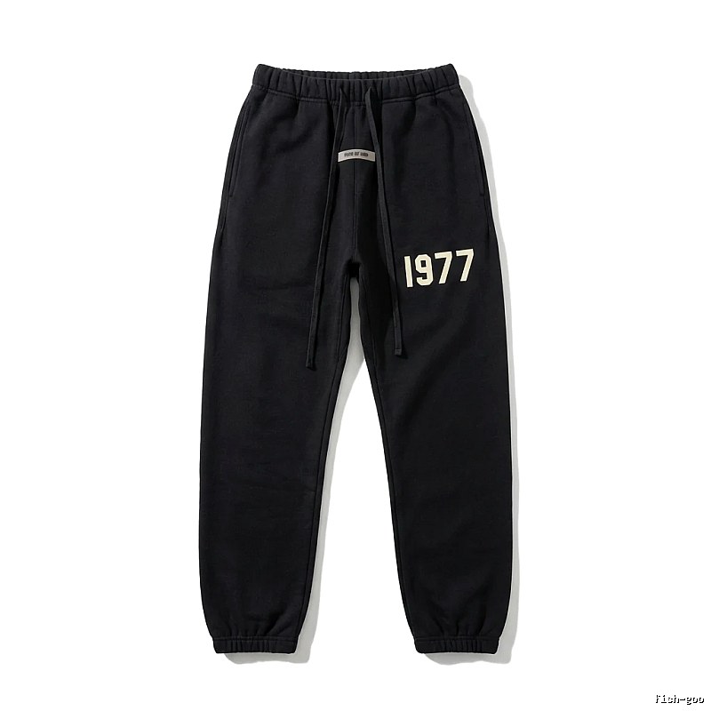 ESSENTIALS 1977 Casual Black Sweatpants