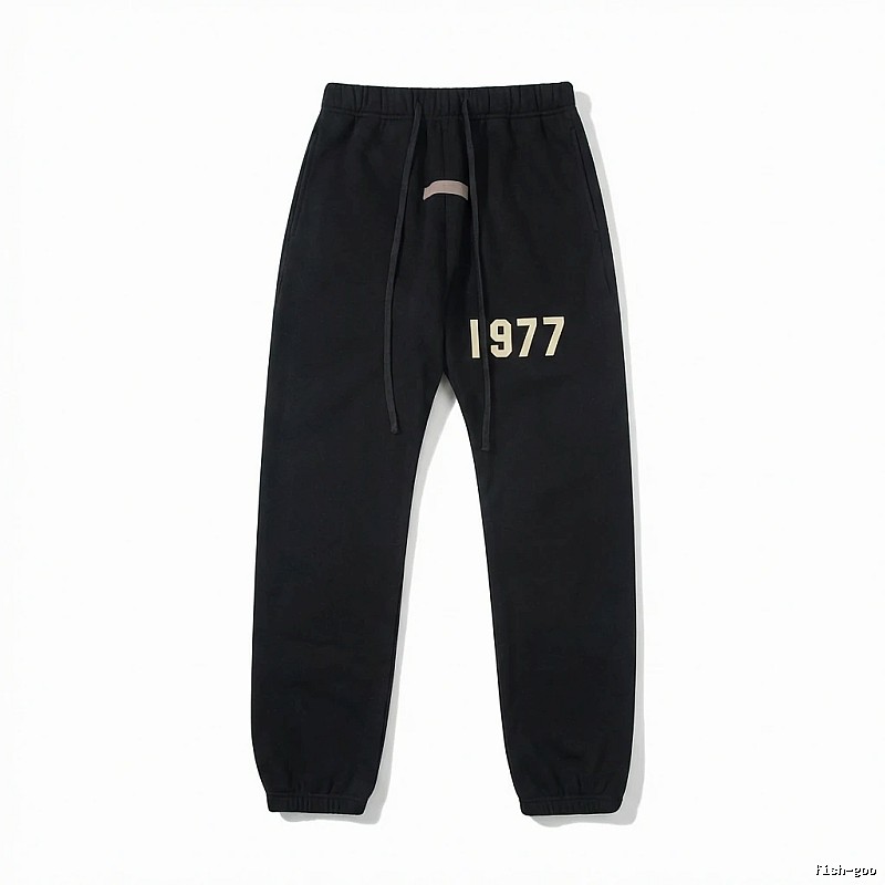ESSENTIALS 1977 Wind Black Sweatpants
