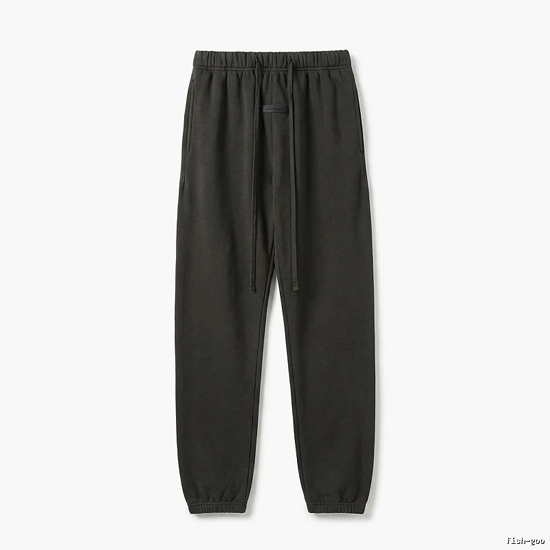 ESSENTIALS Basic Casual Black Pants