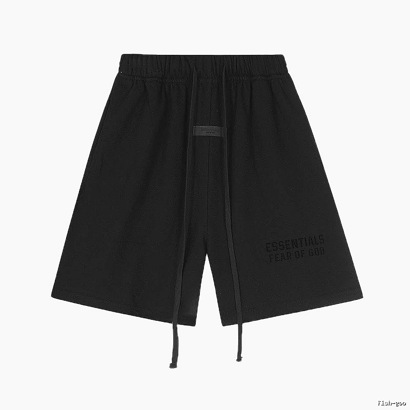 ESSENTIALS minimalist style black shorts