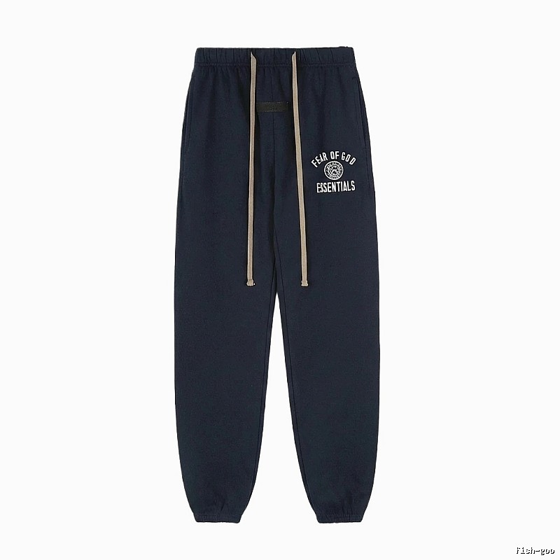 ESSENTIALS minimalist style navy blue sweatpants