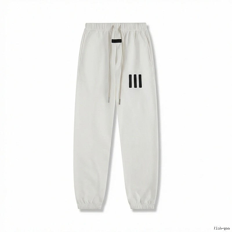ESSENTIALS minimalist style white sweatpants
