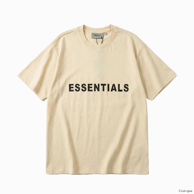 ESSENTIALS Simple Beige T-shirt