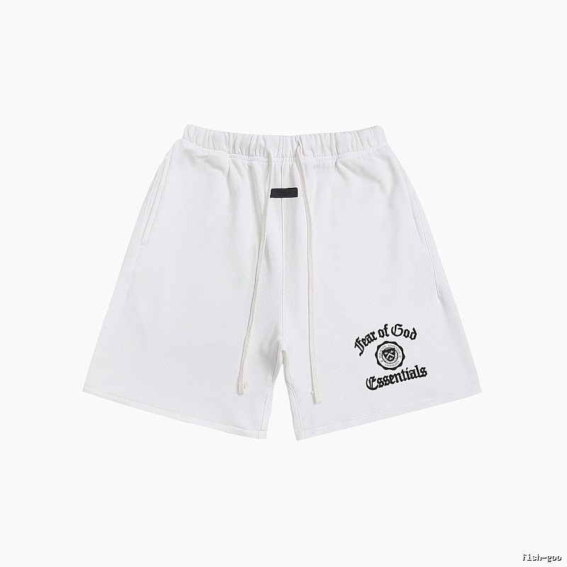 ESSENTIALS Trendy Brand Simple White Shorts