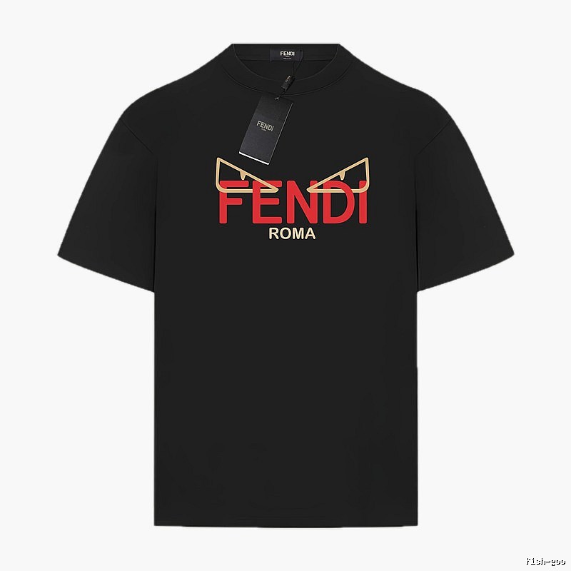 Fendi Devil Style Black T-shirt