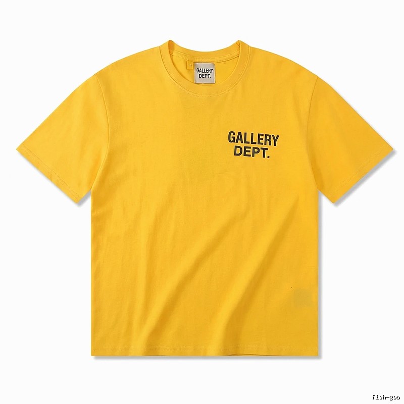 Gallery Dept. Alphabet Style Yellow T-shirt