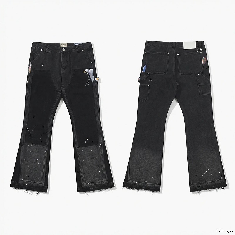 Gallery Dept Graffiti Style Black Jeans