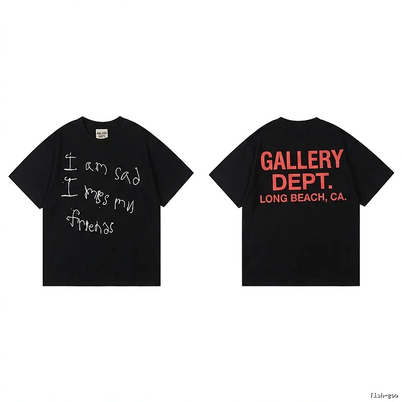 Gallery Dept Graffiti Style Black T-shirt