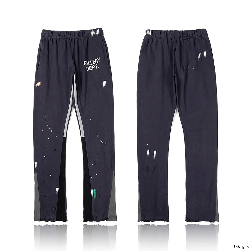 Gallery Dept Graffiti Style Black Trousers