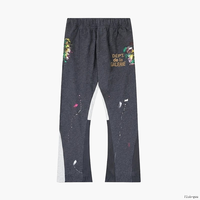 Gallery Dept Graffiti Style Dark Grey Pants
