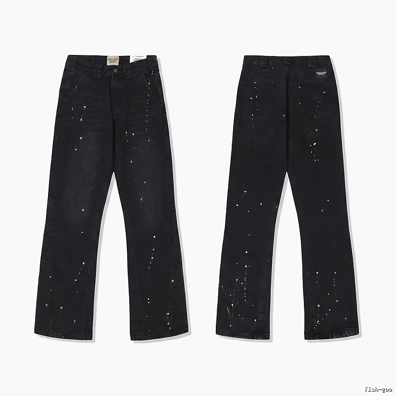 Gallery Dept ink - splashing style black jeans