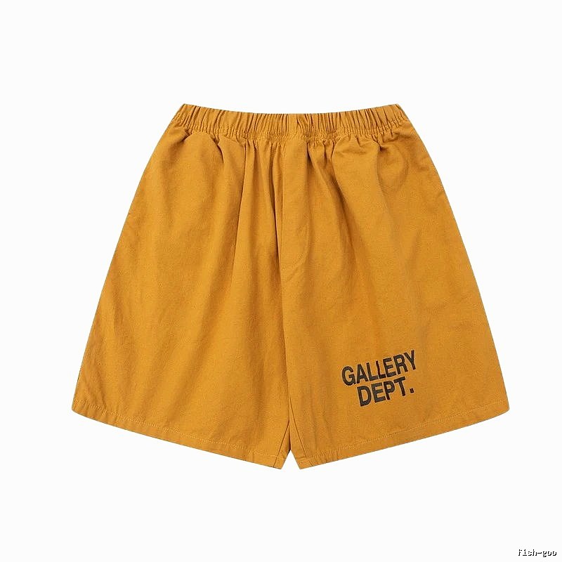 Gallery Dept. minimalist style yellow shorts