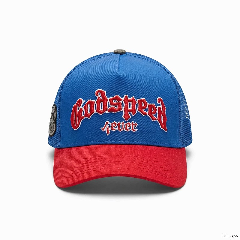 Godspeed Retro Style Red and Blue Hat