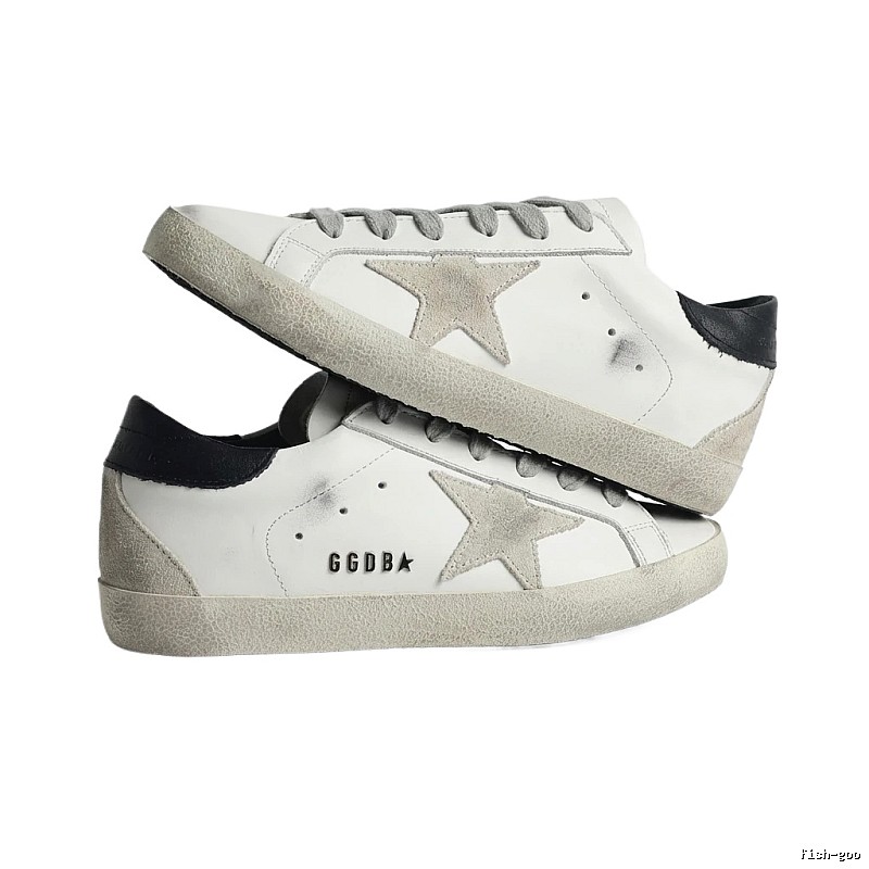 Golden Goose distressed white shoes