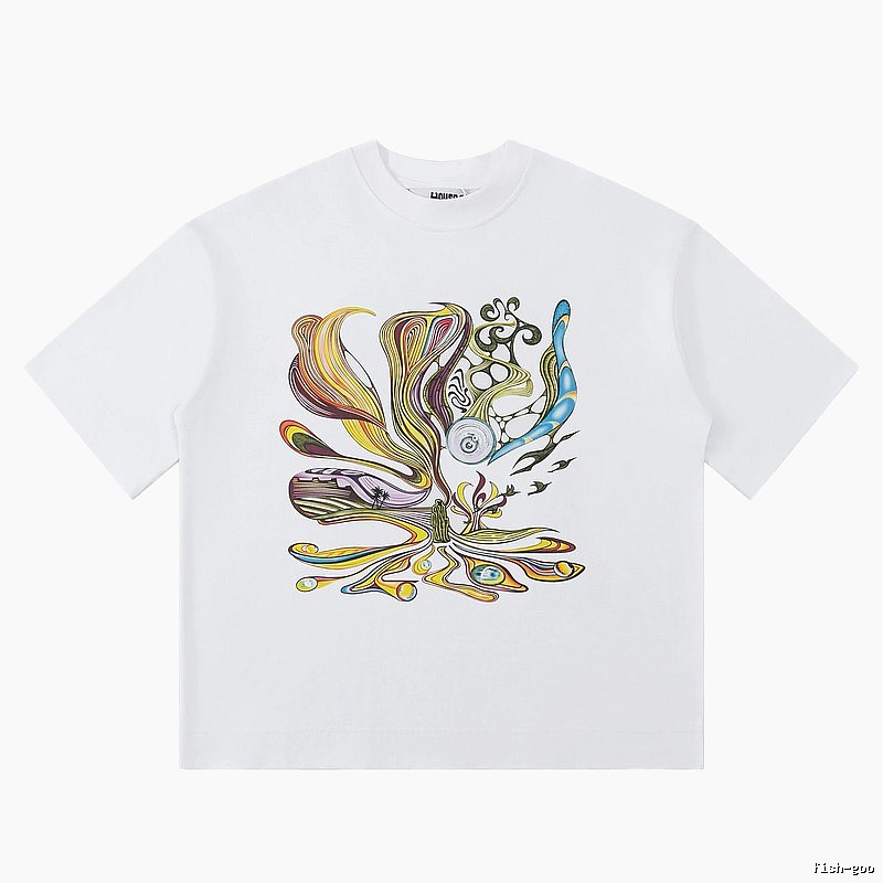 Graffiti-style White T-shirt of House of Errors