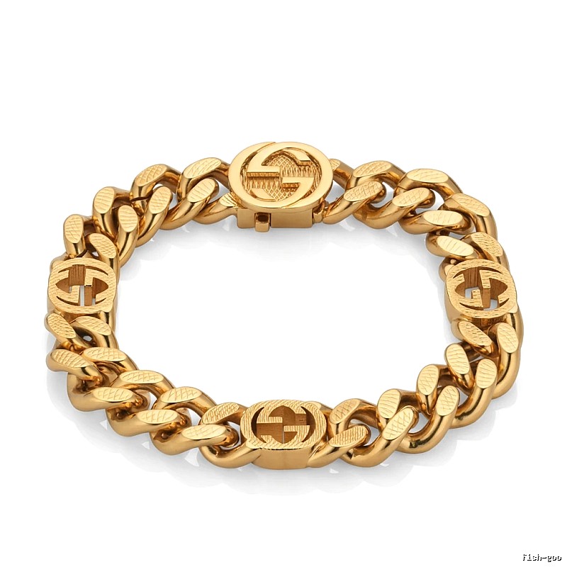 Gucci golden retro-style bracelet