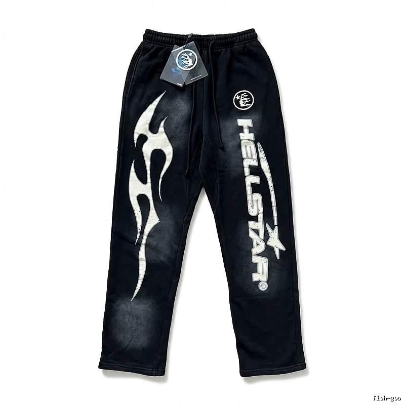 Hellstar Dark Style Black Sweatpants
