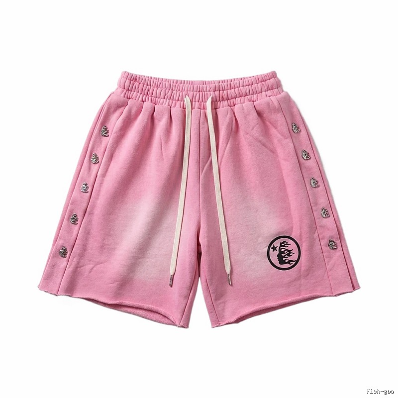 Hellstar dark style pink shorts