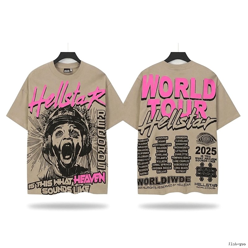 Hellstar World Tour Khaki T-shirt