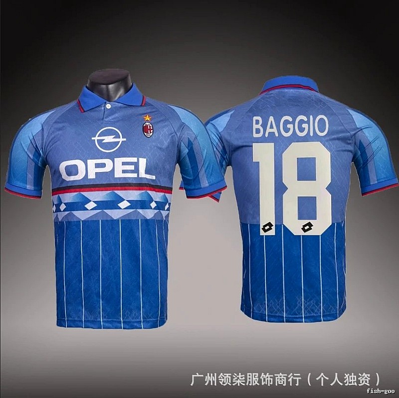 Inter Milan Lightweight Brehme #3 soccer jersey Blue Black Striped for Gift Ideas
