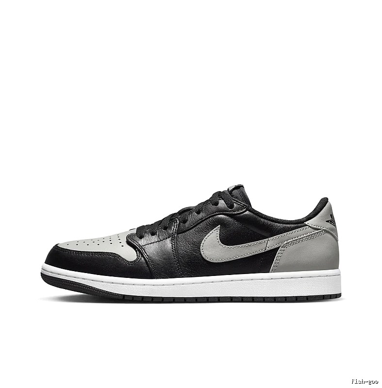 Jordan AJ1 black, white and grey trendy sneakers
