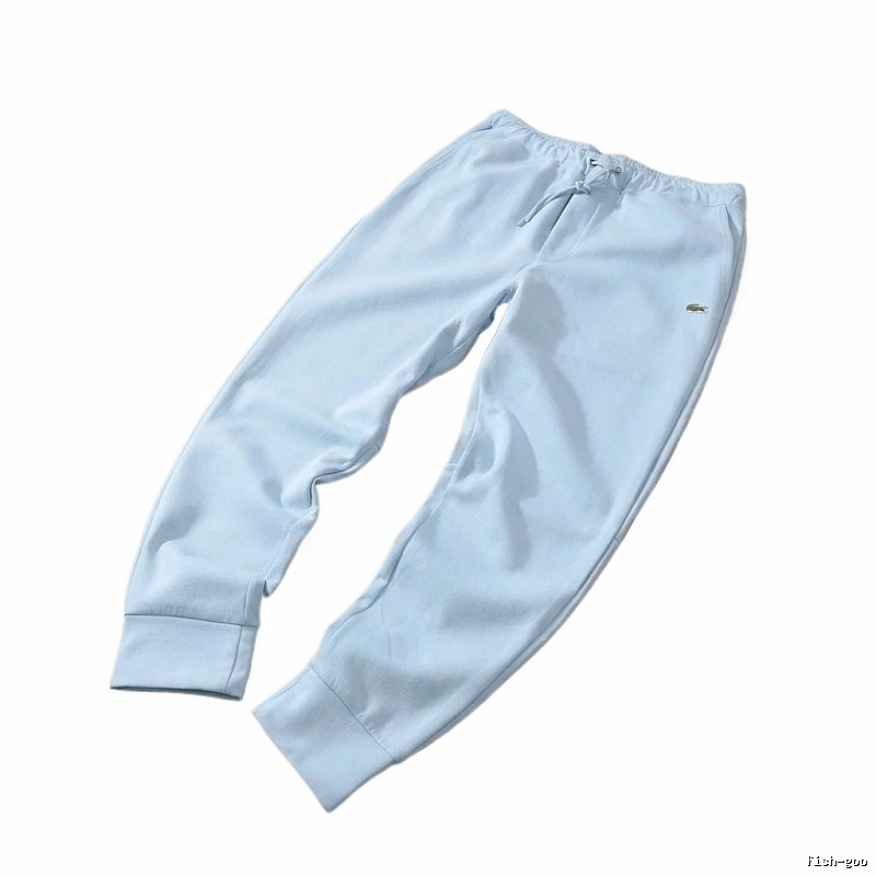 Lacoste simple and casual light blue sweatpants