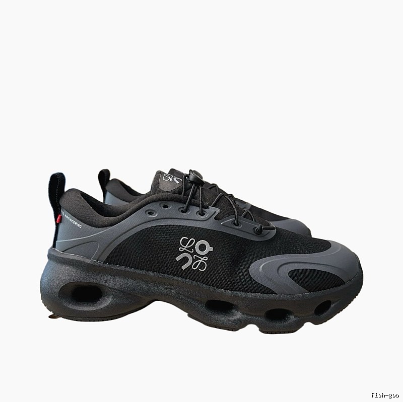 LOEWE black casual sports shoes