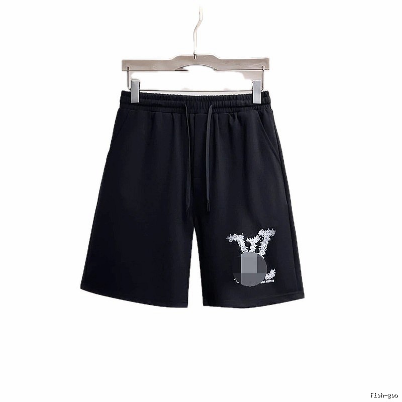 Louis Vuitton Printed Casual Black Shorts