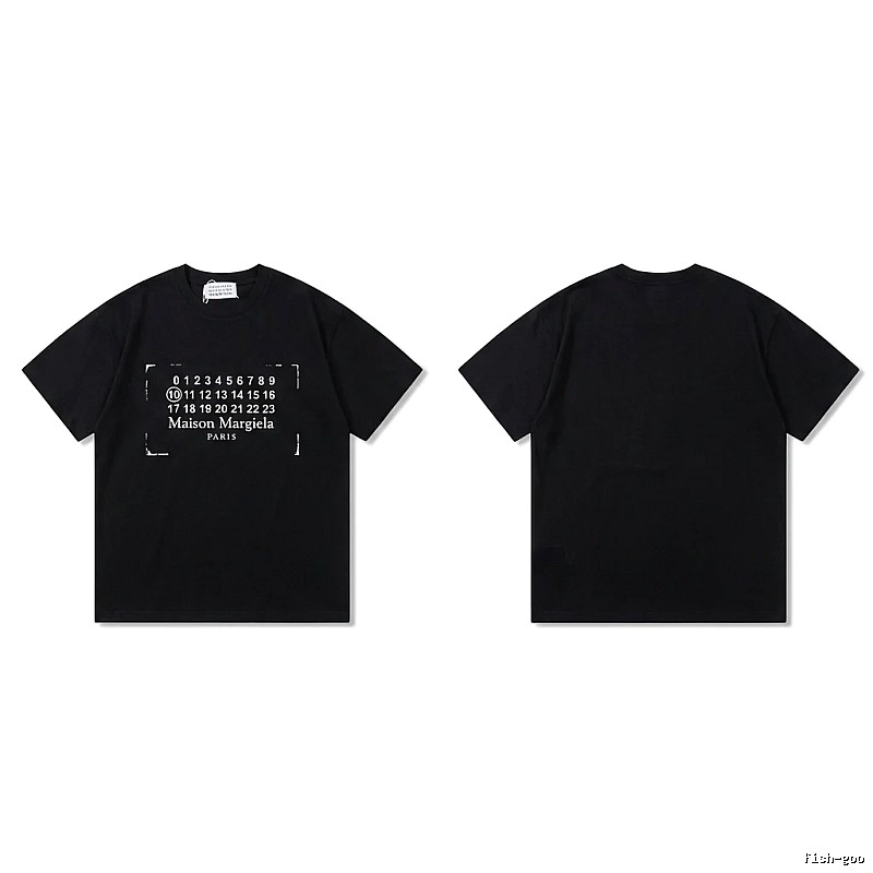 Maison Margiela Digital Style Black T-shirt