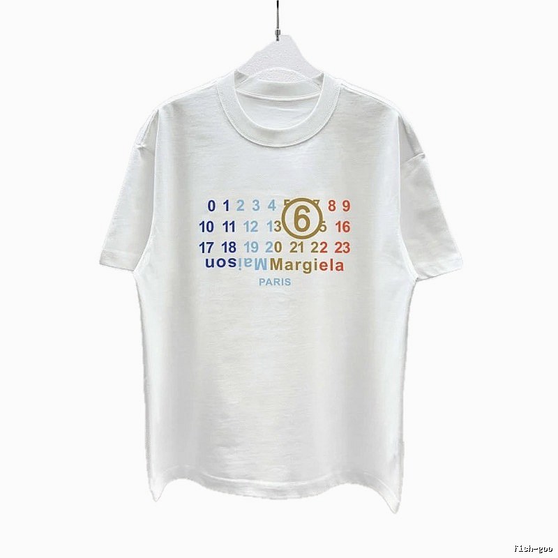 Maison Margiela MM6 Casual Style White T-Shirt