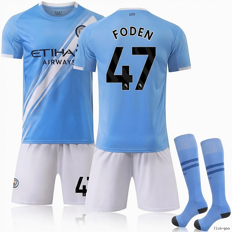Manchester City Foden Series Sporty Blue Jersey