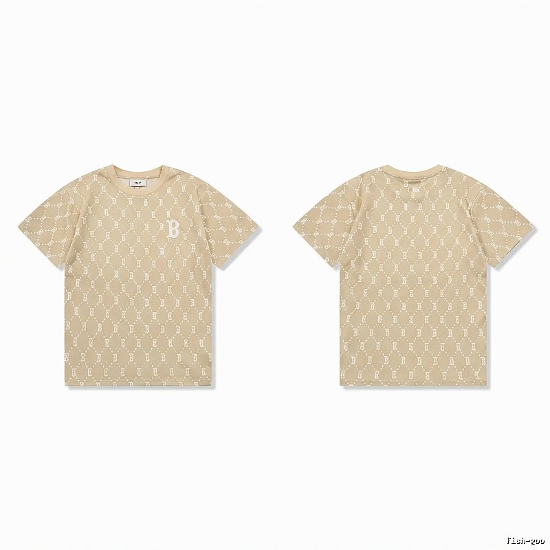 MLB Old Flower Style Beige T-shirt