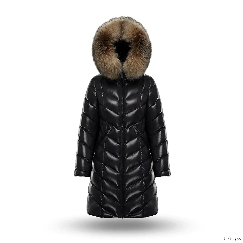 Moncler black luxury style down jacket