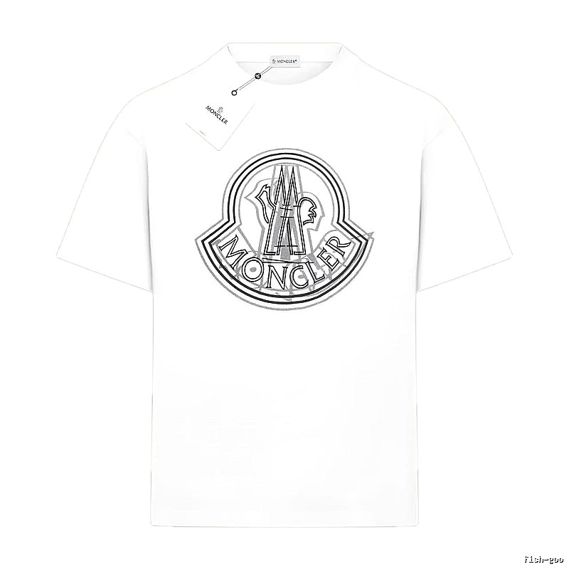 Moncler classic and simple style white T-shirt