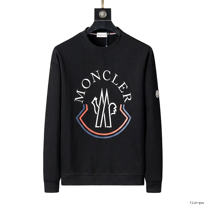 Moncler Classic and Stylish Black Sweatshirt