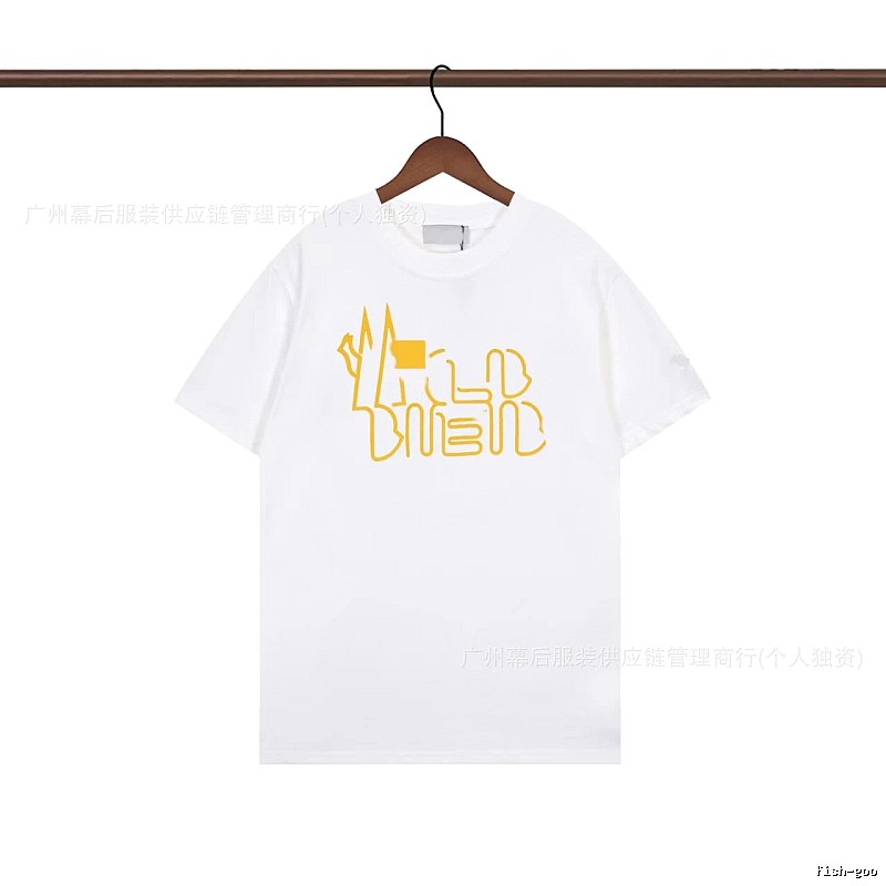 Moncler Line Sketch Print Casual Style White T-Shirt