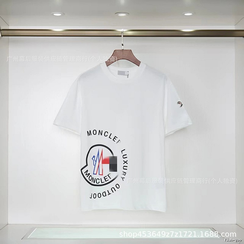 Moncler Outdoor Casual Style White Short-sleeve T-shirt