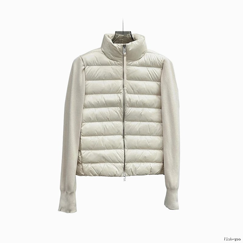 Moncler patchwork trendy down jacket