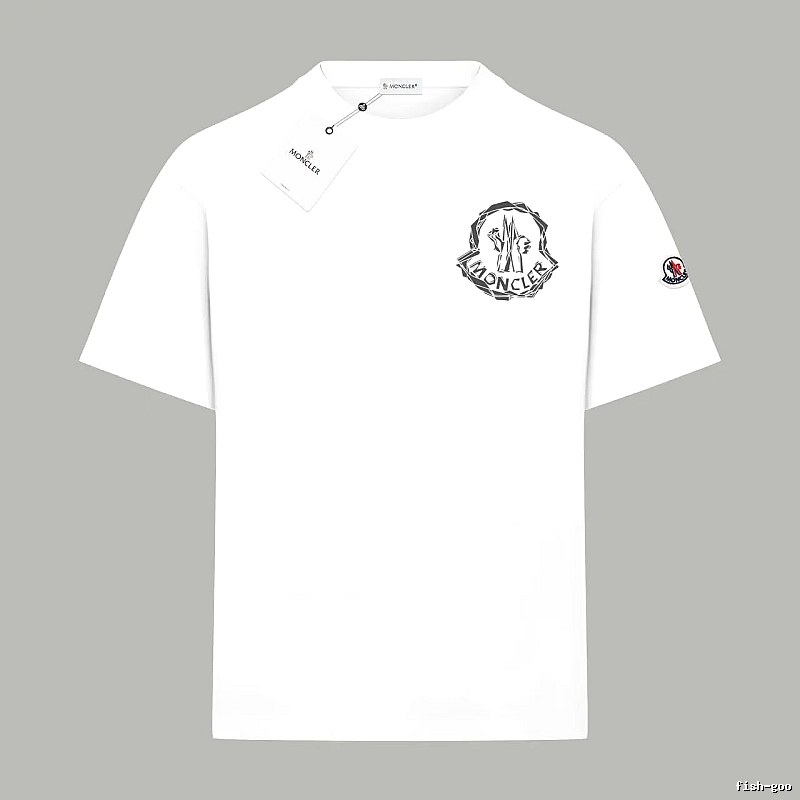 Moncler Printed Simple White T-shirt