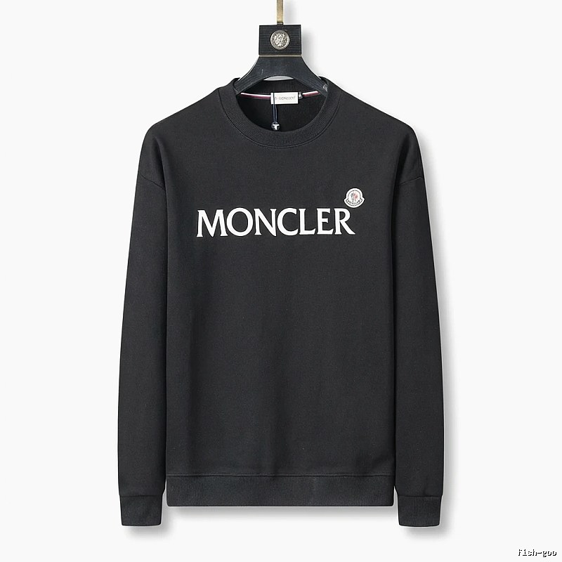 Moncler simple-style black sweatshirt