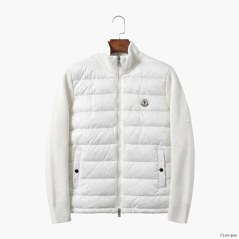 Moncler white casual style down jacket