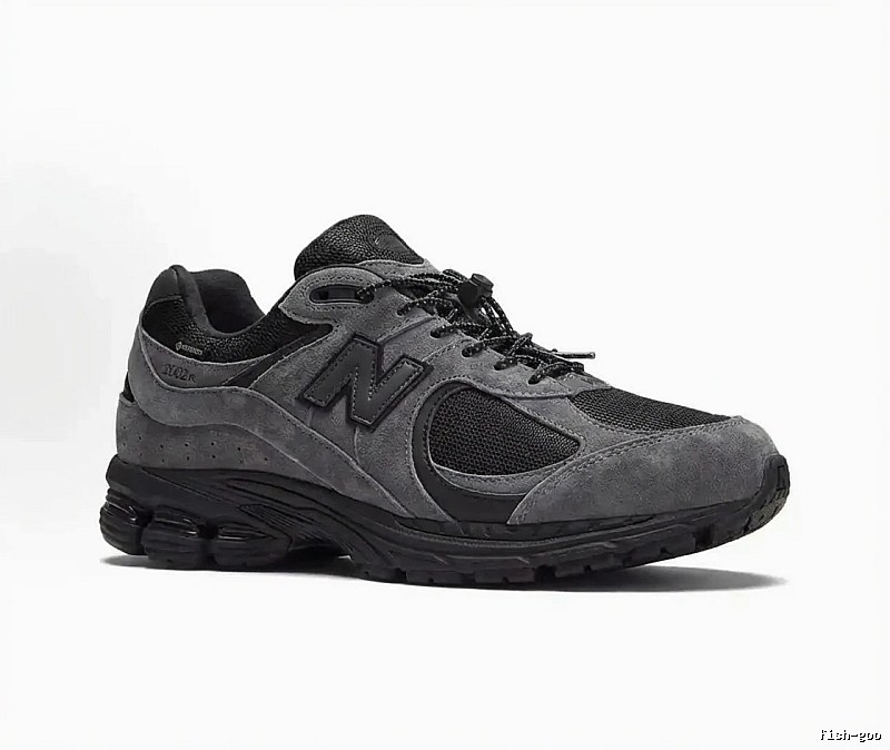 New Balance 2002R Retro Style Grey and Black Shoes